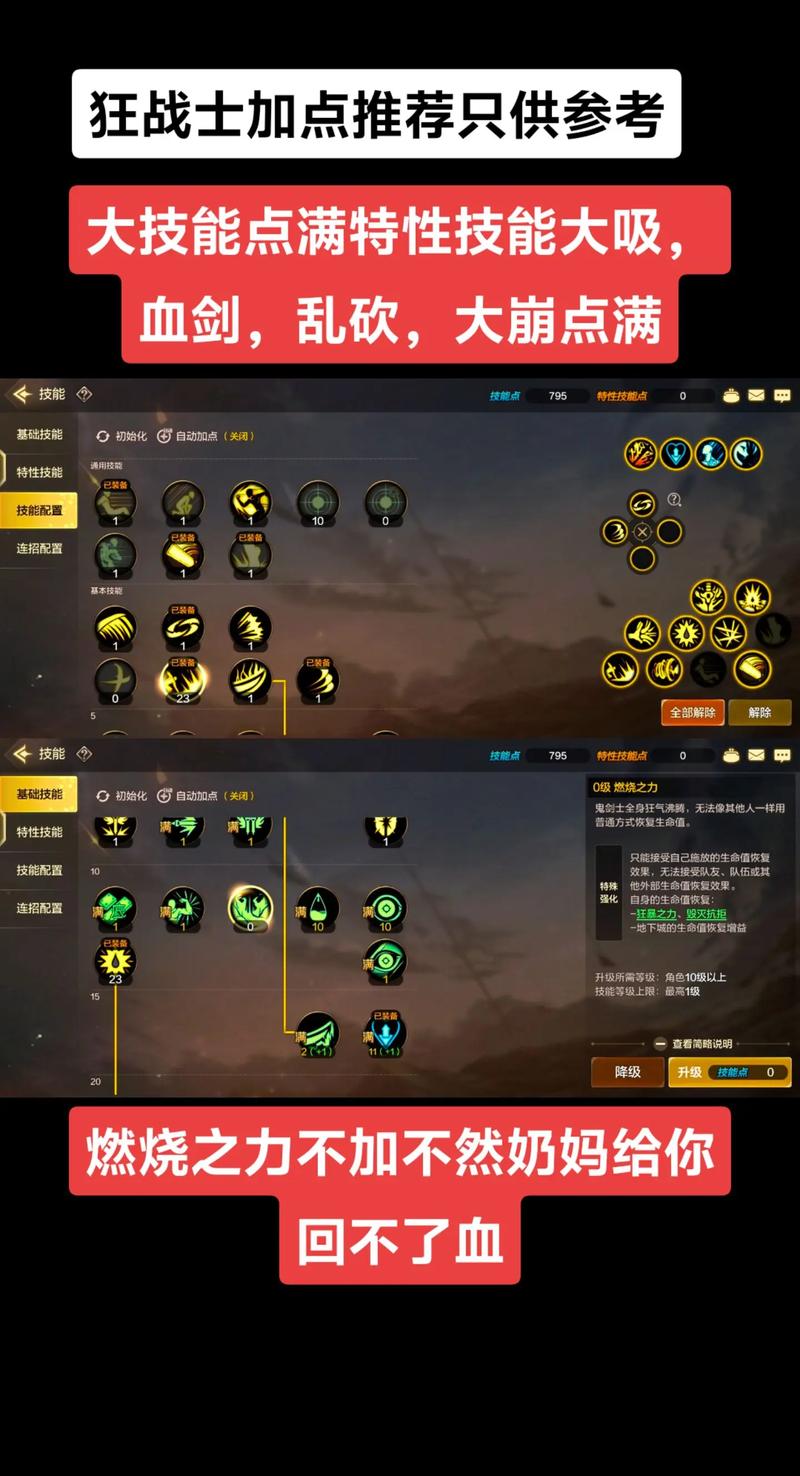 最新狂战加点指南：助你轻松应对各种副本
