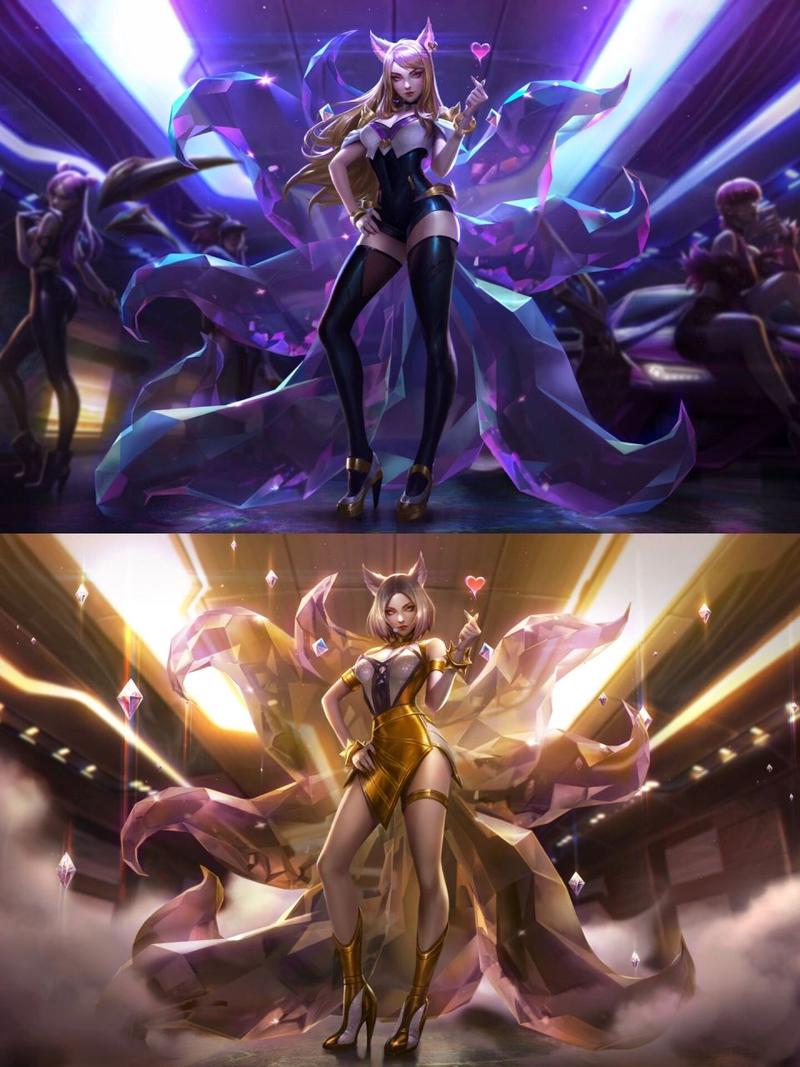 LOL九尾妖狐皮肤大全：颜值与手感兼备！