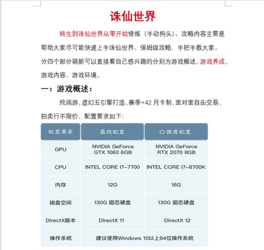 诛仙世界哪个职业厉害？新手职业选择推荐！