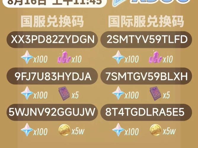 原神玩家必看：10000原石永久兑换码大放送！