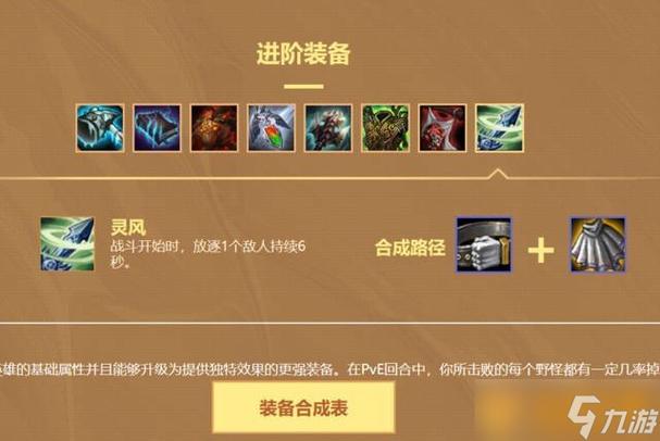 灵风：游戏装备详解及版本变迁史