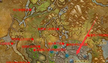 暗夜要塞入口位置指南：苏拉玛地图高清图解