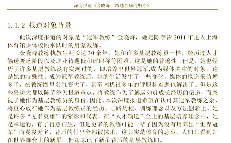 冠军之路：体育明星的奋斗史