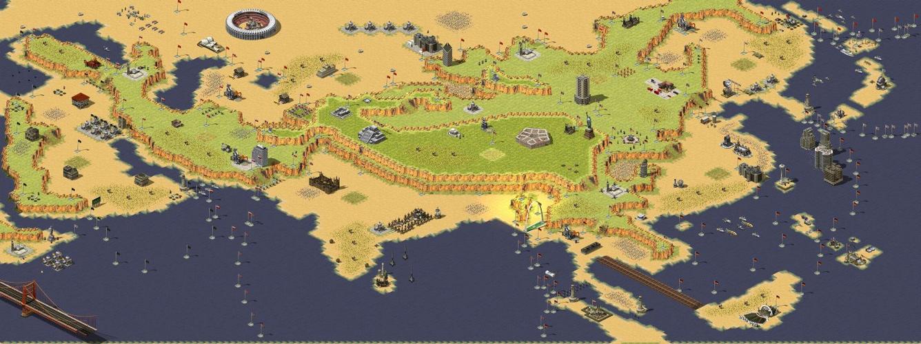 红警2闯关地图合集：超多地图任你玩！