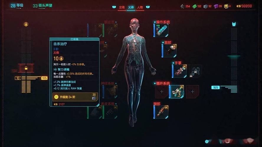赛博朋克2077属性加点指南：打造最强夜之城V