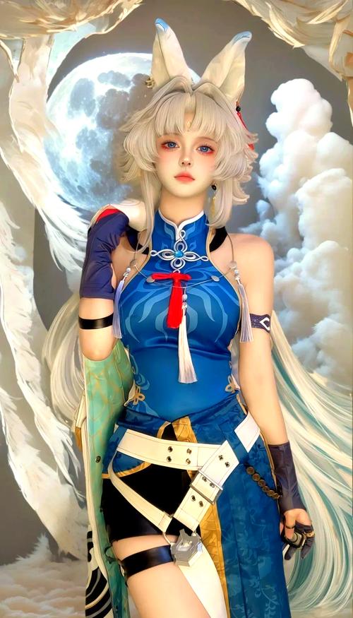 幻想神域公测美女玩家爆照！超高还原度Cosplay