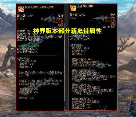 115级DNF新武器全面解析：稀有到史诗，武器属性及获取途径深度解读！