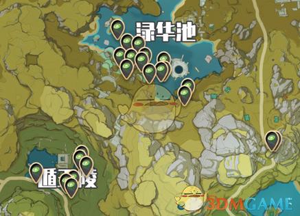 原神莲蓬分布图及采集点一览