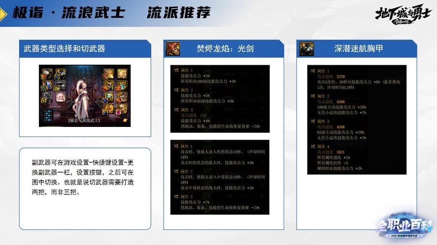 最强流浪武士武器排名：不同武器类型优缺点深度解析