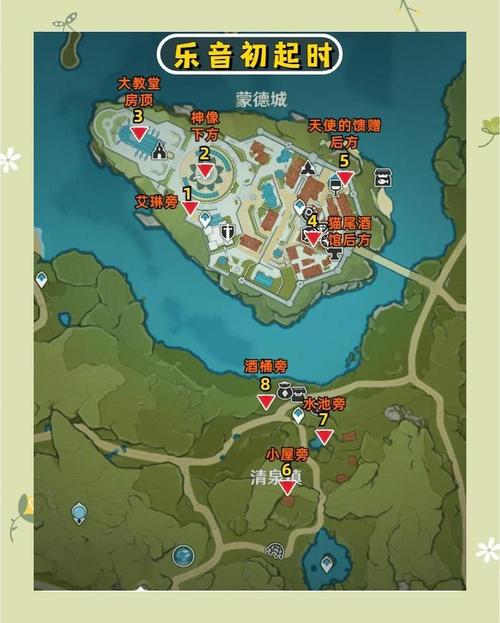 原神天遒宝迹宝箱全收集，跟着这个路线准没错！