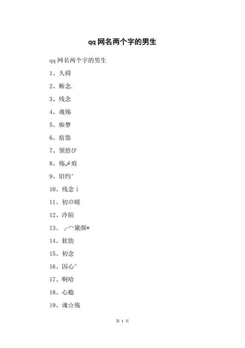QQ好名字男生版：霸气潮流昵称推荐
