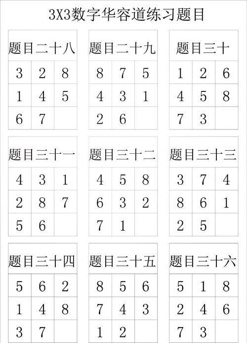 各版本华容道攻略：经典数字版及游戏版解法
