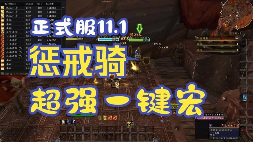 惩戒骑输出宏大全：各种宏分享，助你提升输出