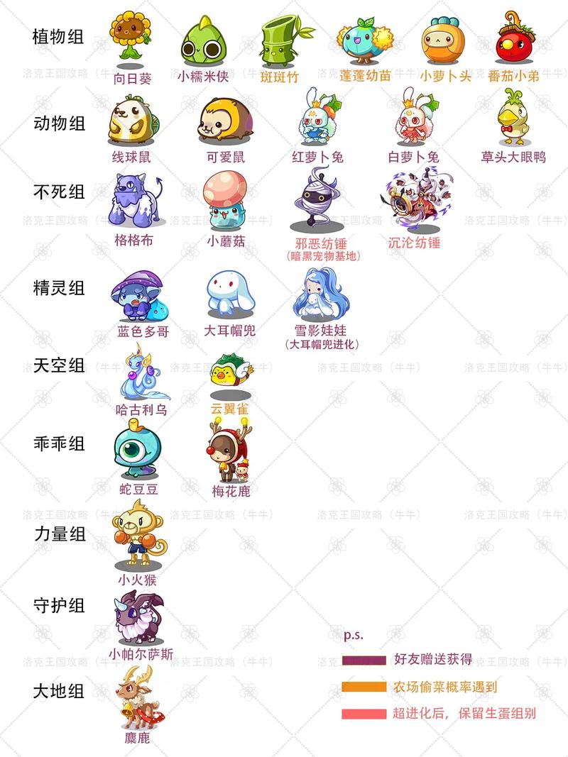 最全洛克宠物大全：从萌宠到神兽，带你了解所有洛克精灵！