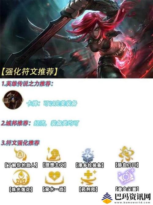 LOL卡特琳娜天赋选择：新手必看详细攻略