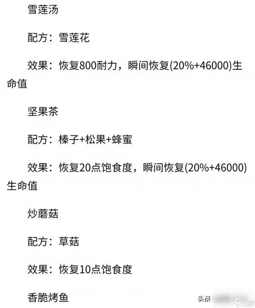 幻塔水果蛋糕获取方法大全：食材配方及制作步骤