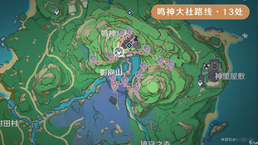 原神鸣草位置地图：轻松获取所有鸣草资源