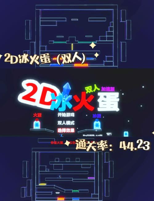 想挑战自我？试试这款冰火森林人双人版游戏