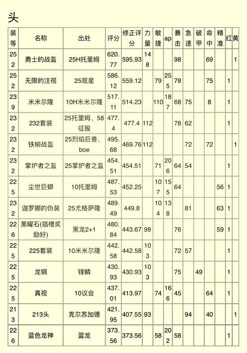 惩戒骑26精准8%命中：装备搭配及精准命中详解