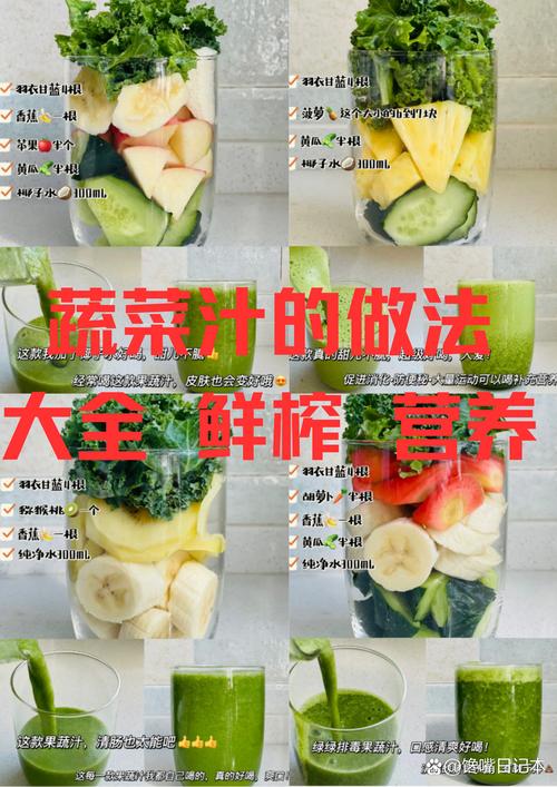 减肥排毒蔬菜汁怎么做？分享几款好喝又有效的配方！