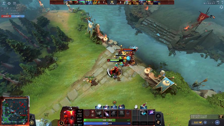dota 显血对战局有多重要？学会看血条轻松提升胜率！