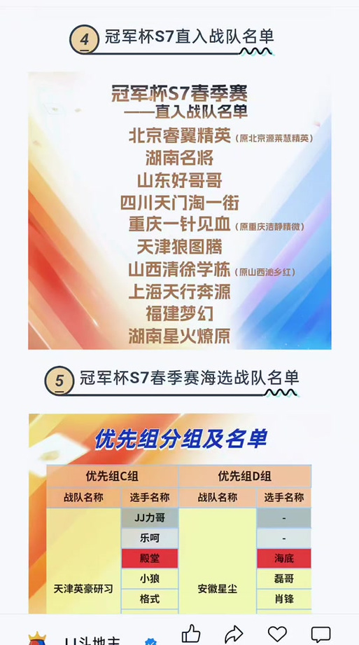 S7赛程安排表公布！完整赛程时间地点一览