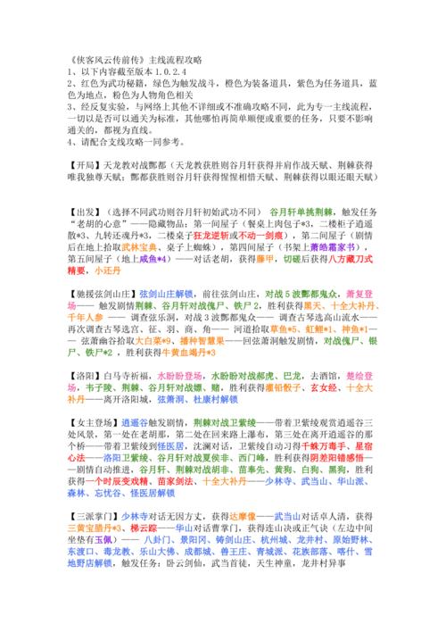 侠客风云传前传怎么玩？快速通关技巧分享！