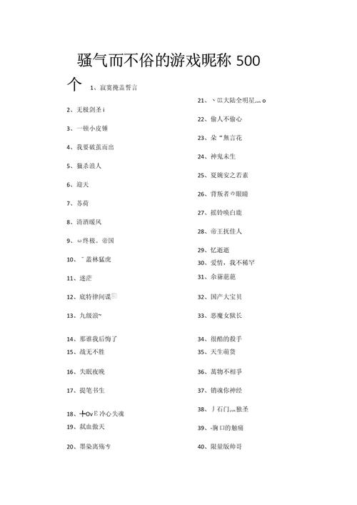 内涵游戏名字怎么取才好听？大神分享几个实用小技巧！