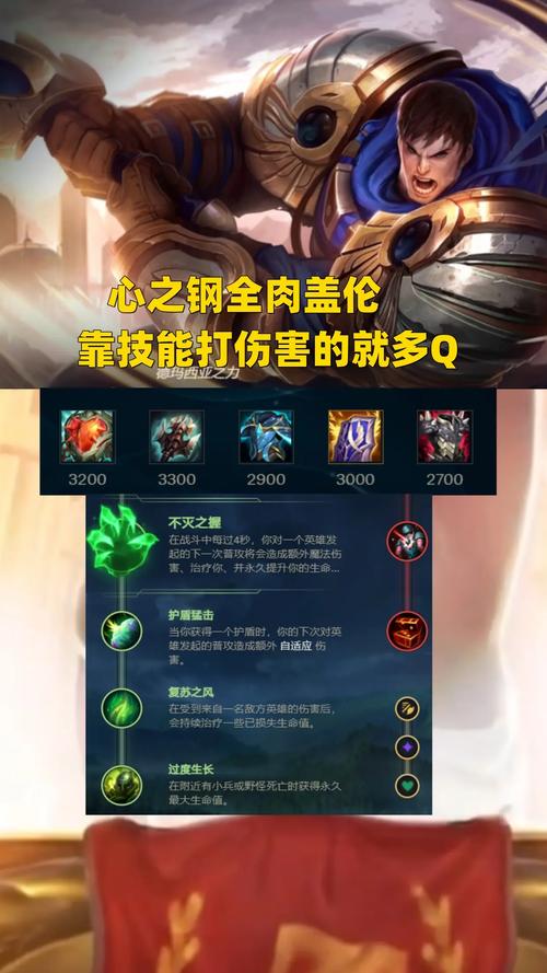 德玛西亚之力新版出装(上单抗压六神装团战无敌)