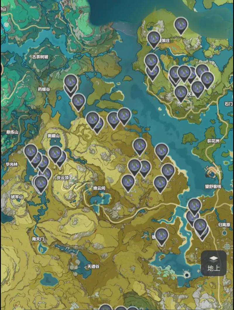 原神琉璃袋位置地图：快速采集指南大全！