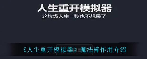 人生重开模拟器魔法棒怎么用？新手必学5种简单玩法攻略！