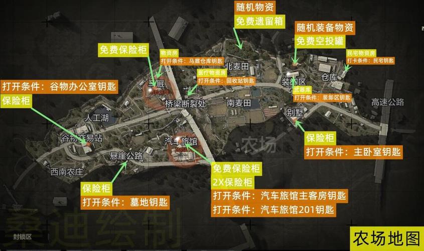暗区突围物资刷新点在哪？这张地图标记所有好东西