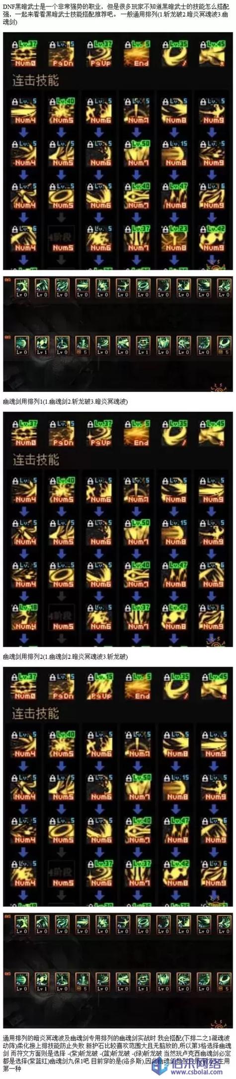 dnf黑暗武士武器搭配技巧？看完提升战斗力！