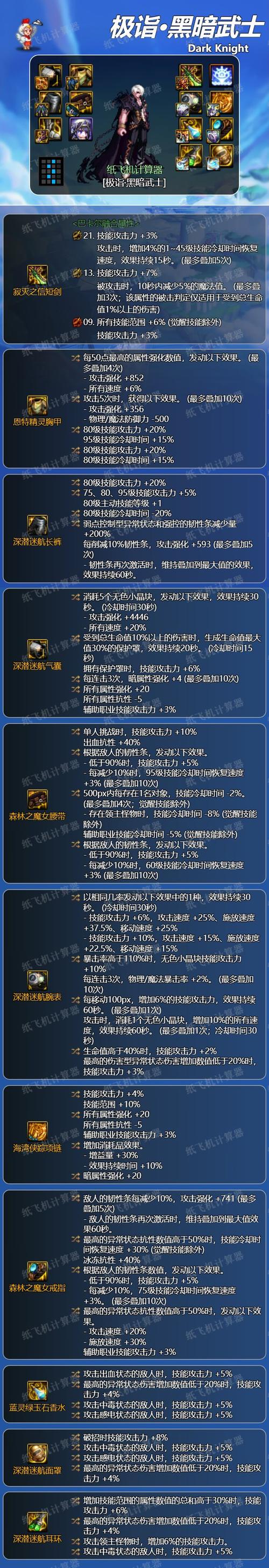 dnf黑暗武士武器搭配技巧？看完提升战斗力！