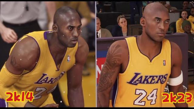 2k14面补vs原版效果对比：这些细节太真实了