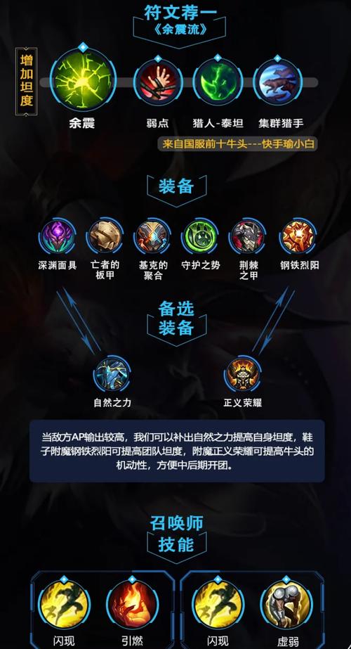 牛头酋长符文如何选择？新手必备简单搭配指南