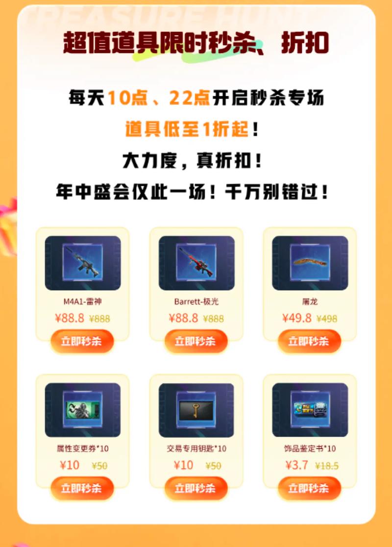 cf道具城优惠如何领取?3招教你拿到永久枪械