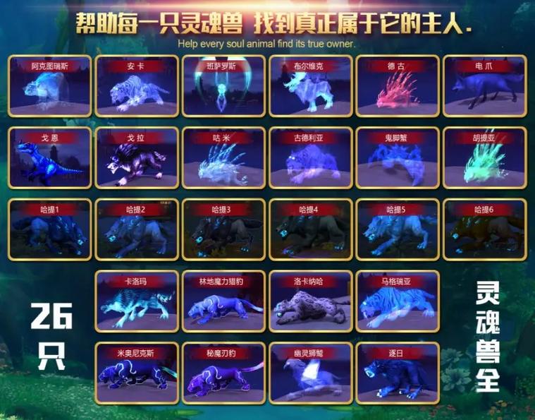 灵魂兽在哪抓最全点？所有地图位置清单来了！