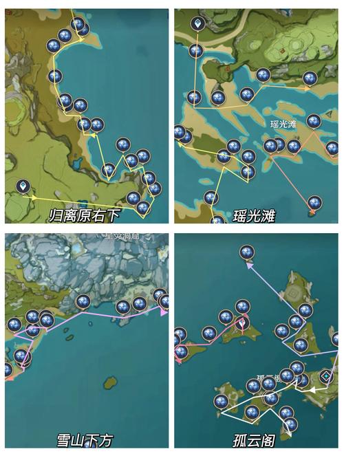 星螺采集路线怎么走最快？这几条路线效率超高！