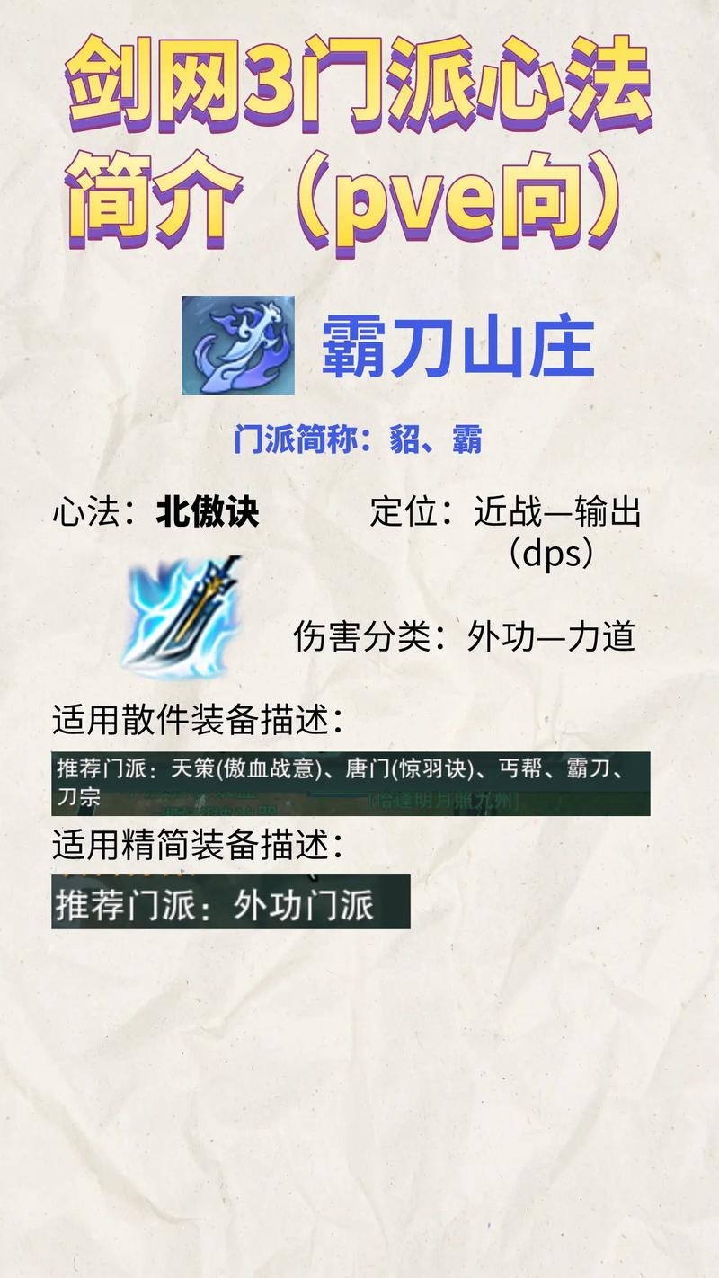 剑网3霸刀门派怎么玩？3种主流套路加点输出手法