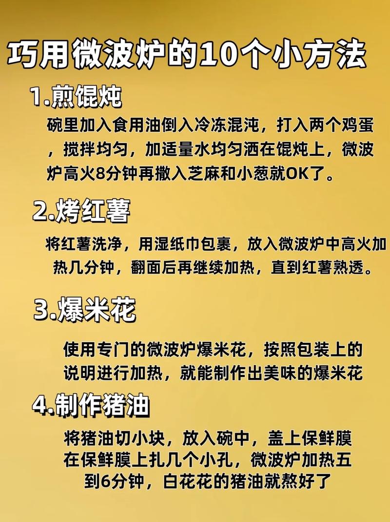 微波炉食谱哪家好？达人推荐这几道家常菜肴！