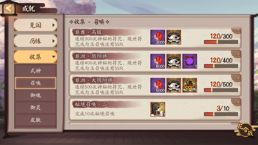 阴阳师非酋成就哪个最难？对比分析轻松判断选择！