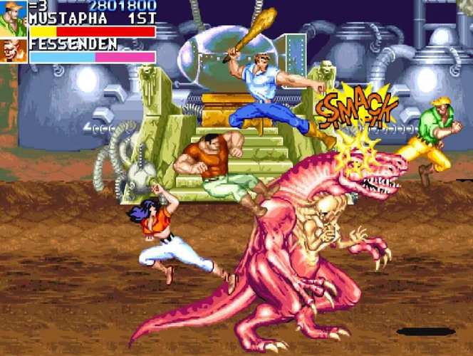 恐龙快打游戏为何很经典?(回忆童年街机乐趣解说)