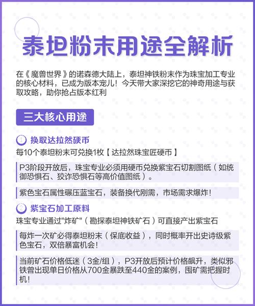 泰坦神铁粉末有啥用?大神教你玩转高级制造!