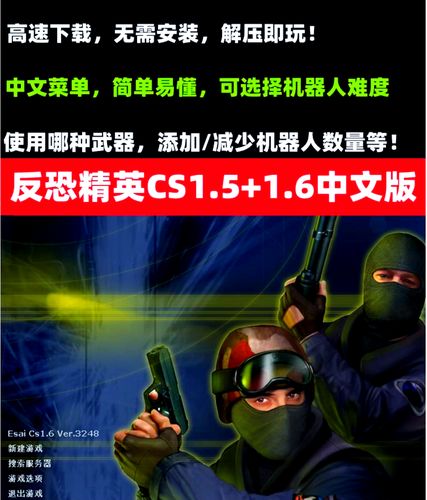 cs1.6中文版单机版不会装？详细图文教程包教包会！