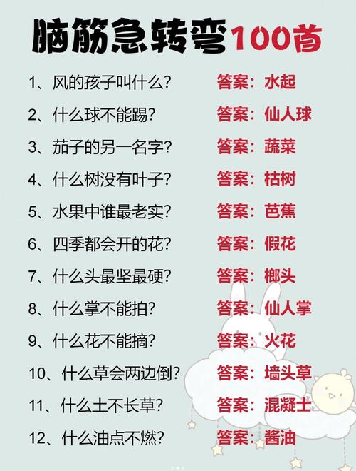 儿童脑筋急转弯100题怎么玩?精选题目开发孩子思维能力!
