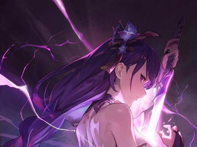 雷电将军安慰部下cg插画哪里找？高清资源快速下载方法！