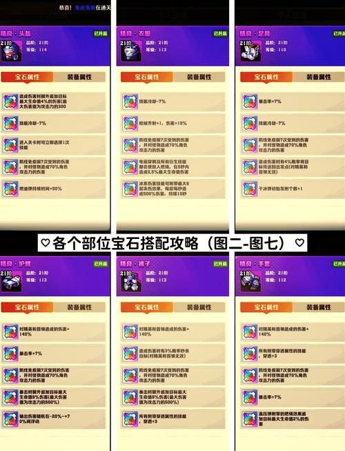 上古传说宝石如何搭配最强？这5种组合方案提升战力！