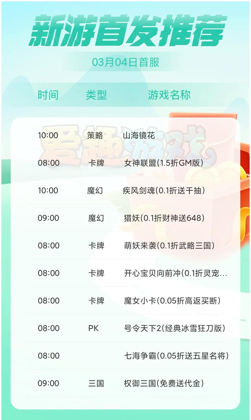 热血无双手游开服时间表在哪看？最新服务器信息汇总！